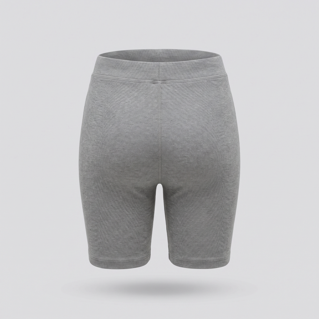 Cycliste côtelé, gris phoque, vue de dos — NORTH & ROW
