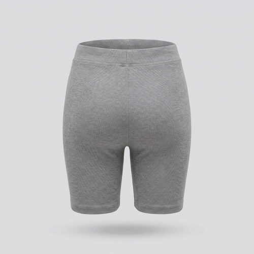 Cycliste côtelé, gris phoque, vue de dos — NORTH & ROW