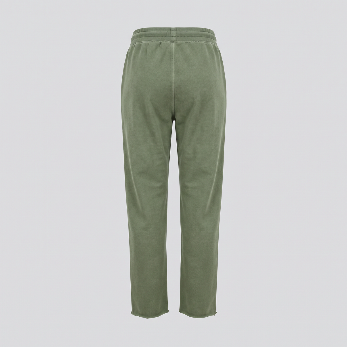 Jogging à bords francs, vert mousse, vue de dos — NORTH & ROW