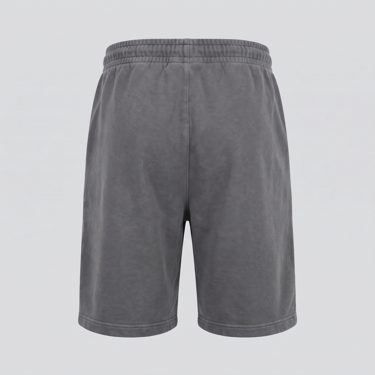 Short en molleton, gris fer, vue de dos — NORTH & ROW